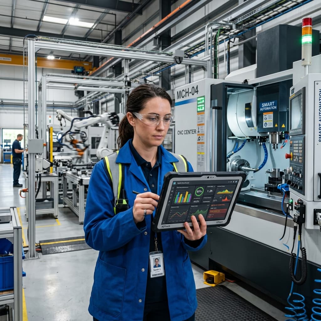 AI-powered industrial operations dashboard